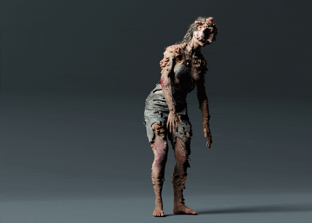 The Last Of Us-Clickers 3D model animated rigged