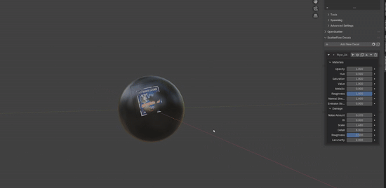 Copy object with decals — placeholder